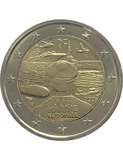 FRANCE 2026 2 EURO MARINE NATIONALE UNC
