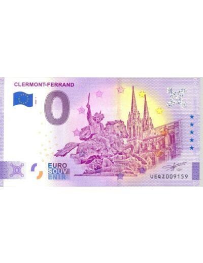 63 CLERMONT FERRAND 2020-1 CLERMONT FERRAND VERSION ANNIVERSAIRE BILLET 0 EURO