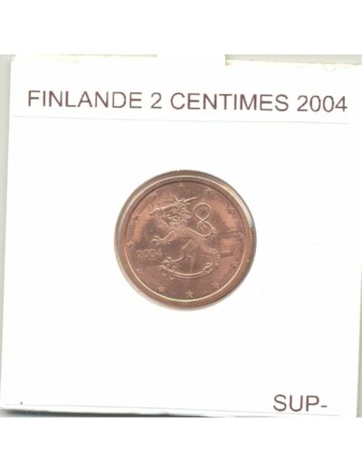 FINLANDE 2004 2 CENTIMES SUP-