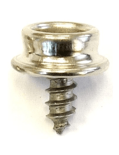 Partie mâle du bouton pression, avec vis cruciforme sertie G4712 3/8C 100 pièces