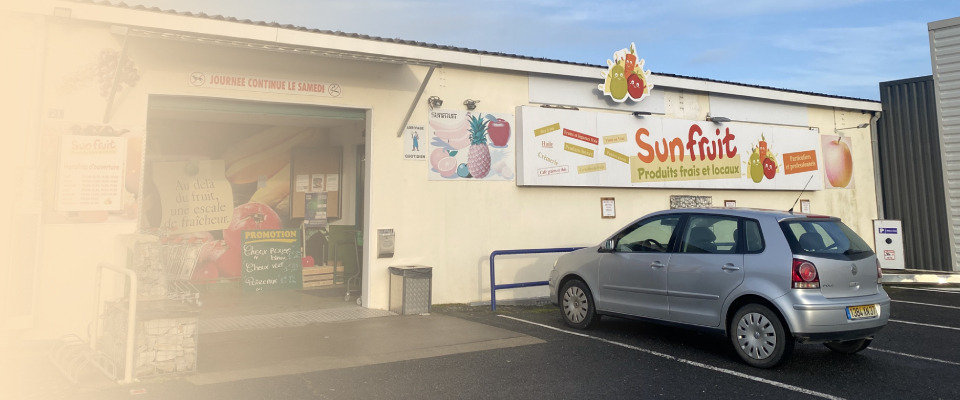 photo du magasin du marchand Sun fruit