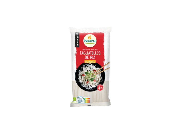 Tagliatelles de riz blanches 400g