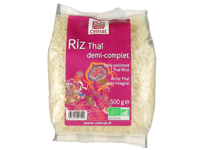 Riz Thaï Demi-Complet 500g Bio
