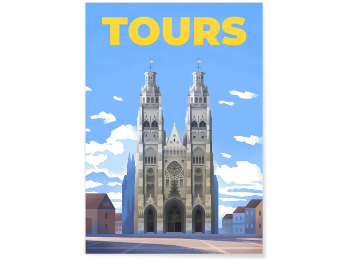 Affiche Tours : Cathédrale