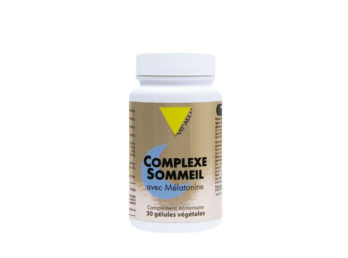 Complexe Sommeil 30 ou 60 Gélules-Plantes & Mélatonine-Vit'all+