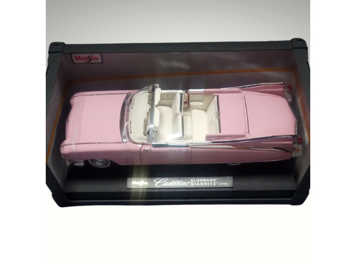 Cadillac Eldorado Biarritz Rose 1959 - 1/18 - Maisto