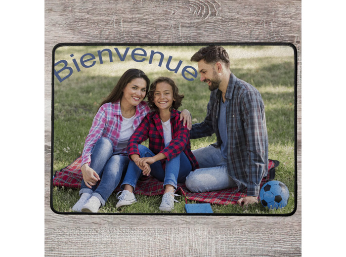 Tapis de sol personnalisé : ajoutez image, texte ou logo