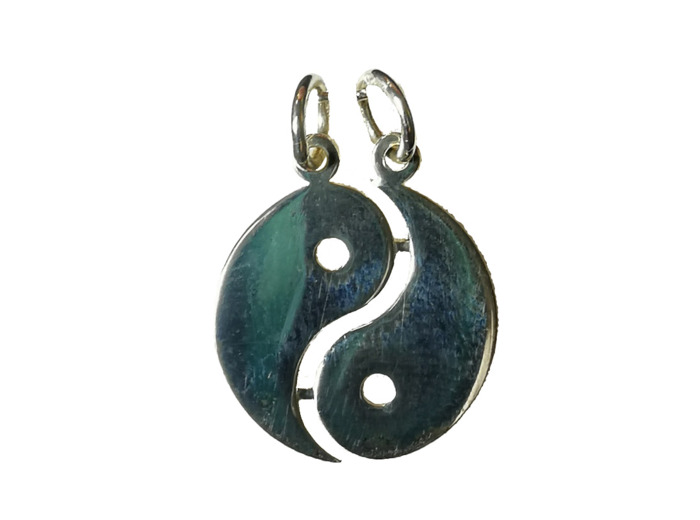 Pendentif en Argent 925 - YING YANG Sécable 18mm