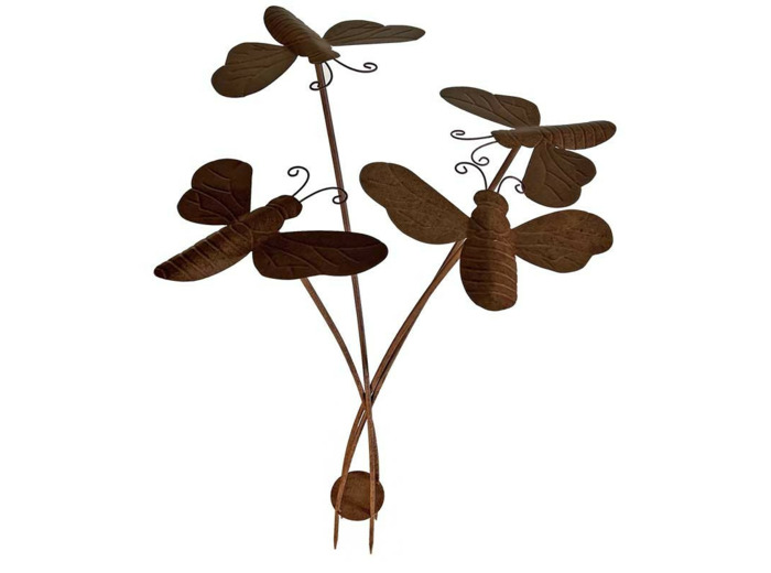 Tuteur à planter abeilles 65x124cm