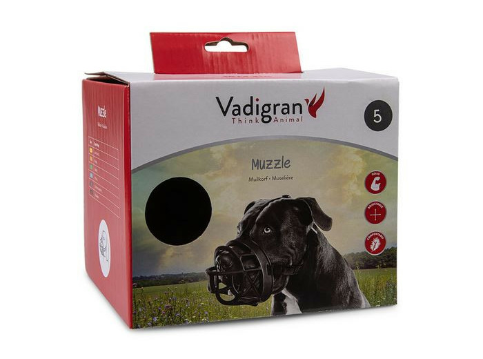 Muselière en caoutchouc pour chien - 6 tailles