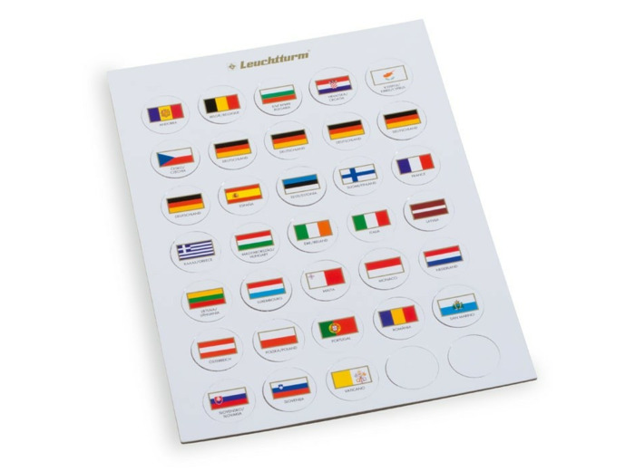 JETONS DES DRAPEAUX POUR 2 Euro rentre dans Cap26 333463