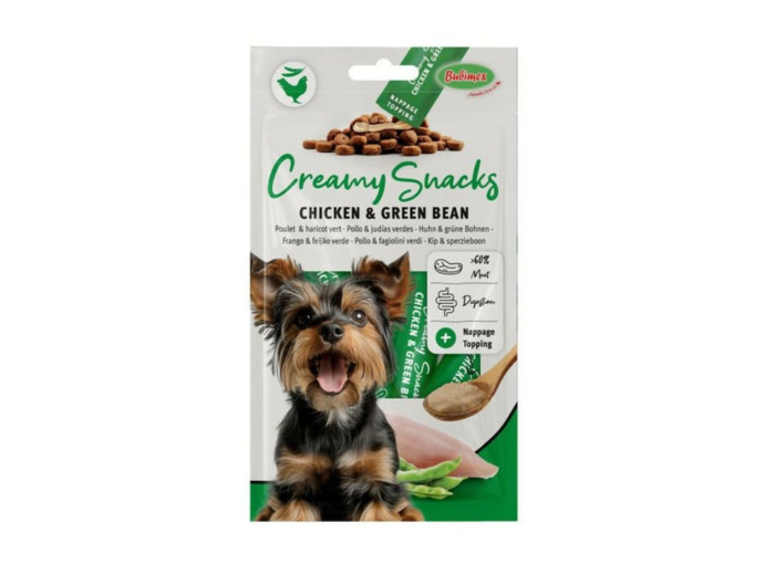 Creamy Snacks chien, poulet / haricots verts - 60g