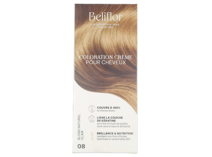 Coloration Crème 08 Blond Naturel Clair 135ml