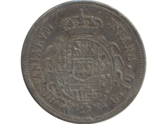 ITALIE (NAPLES) 10 GRANA 1818 TTB