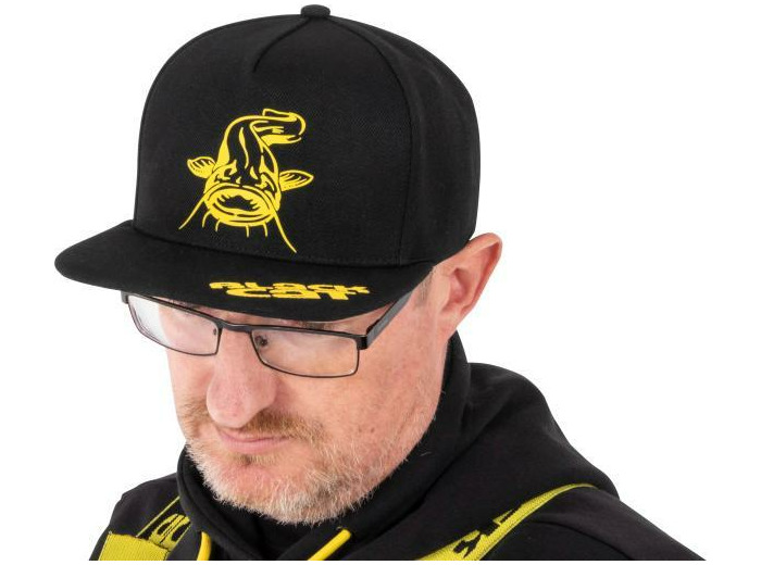 casquette black flat peak black