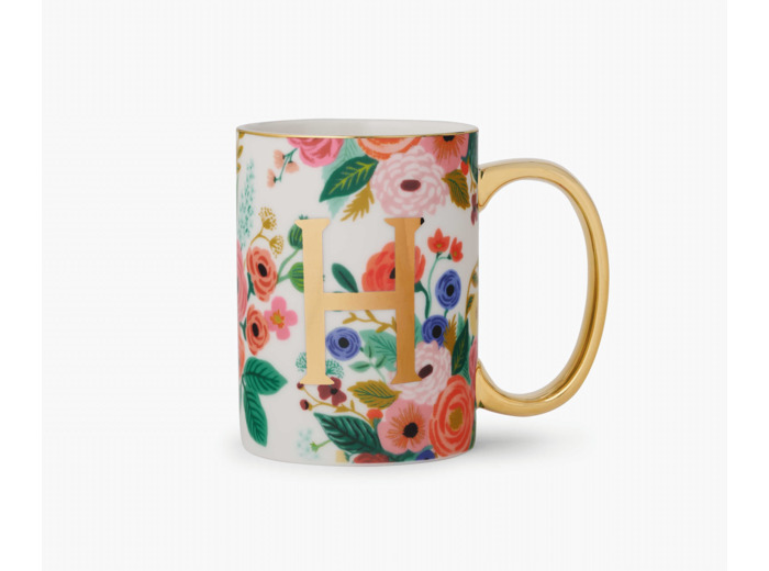 Mug Garden Party Lettres H - Rifle Paper Co