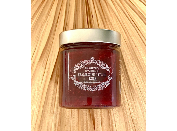 Confiture Framboise-Litchi-Rose