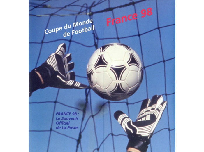 FRANCE 98 SOUVENIR OFFICIEL DE LA POSTE NUMEROTE NEUF