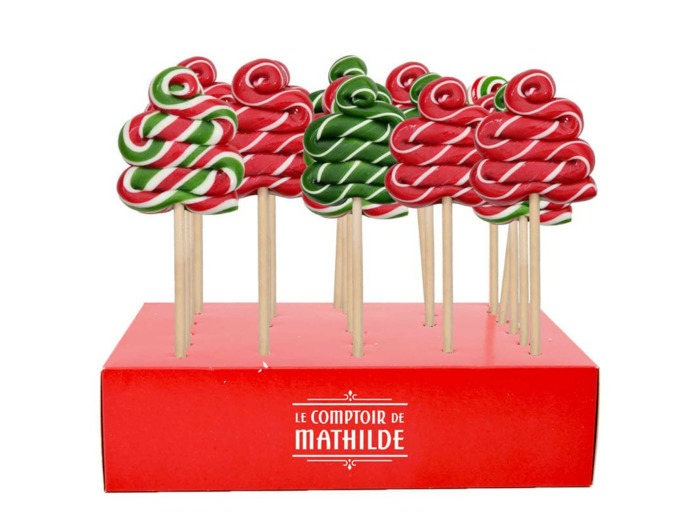 Sucettes Sapins Saveur Tutti Frutti