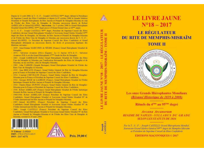 Le Livre Jaune N°18 - 2017