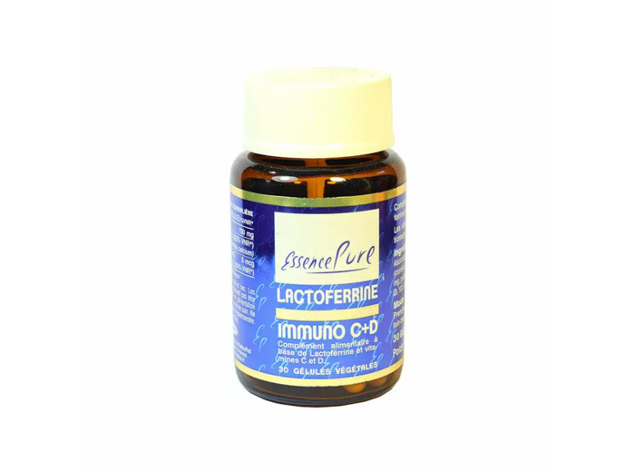 Lactoferrine- immuno C+D-30 gélules-Essence pure