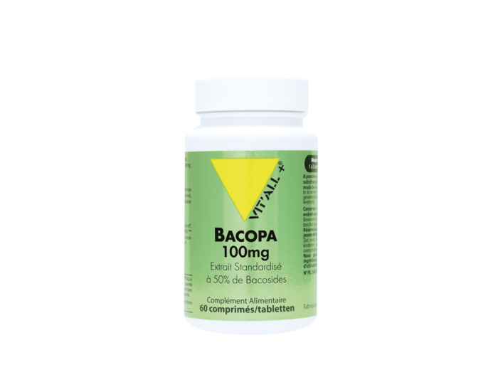 Bacopa Monnieri-100mg-60 comprimés-Vit'all+