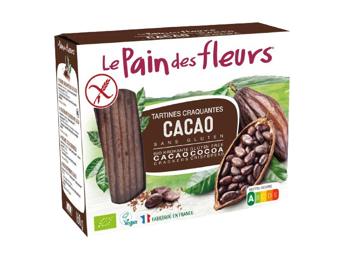 Tartines craquantes Cacao Bio-160g-Le Pain des fleurs