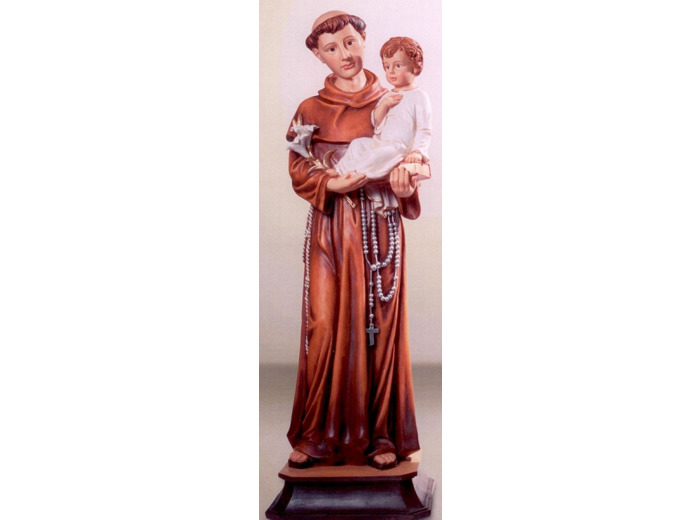 Statue résine 20cm polychrome- ST ANTOINE
