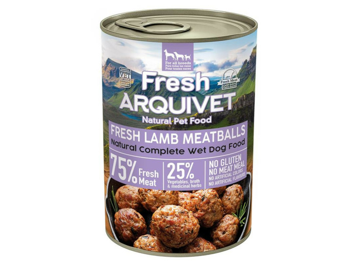 ARQUIVET Boulettes d'agneau aux carottes et patate douce, pour chiens - 400g