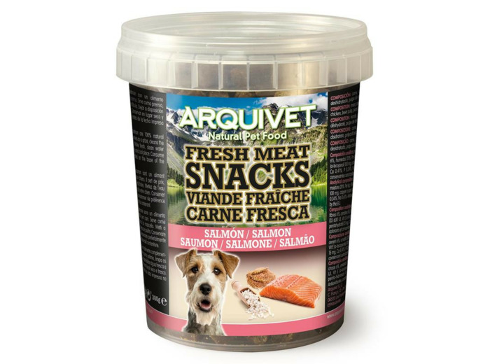 Fresh Meat Snacks ARQUIVET au Saumon, pour Chiens - 300g
