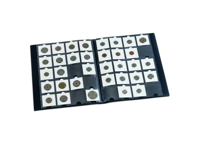 Album avec 10 Pages pour 200 monnaies + 200 étuis cartonnés Autocollants 345988