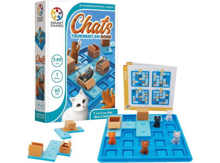 Chats tournent en rond