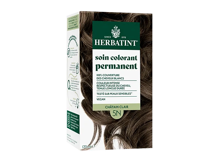 Coloration Chatain clair-5N-170ml-Herbatint