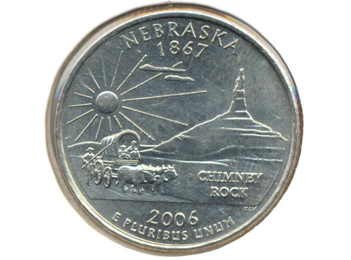 AMERIQUE (U.S.A) 1/4 DOLLAR 2006 P NEBRASKA SUP