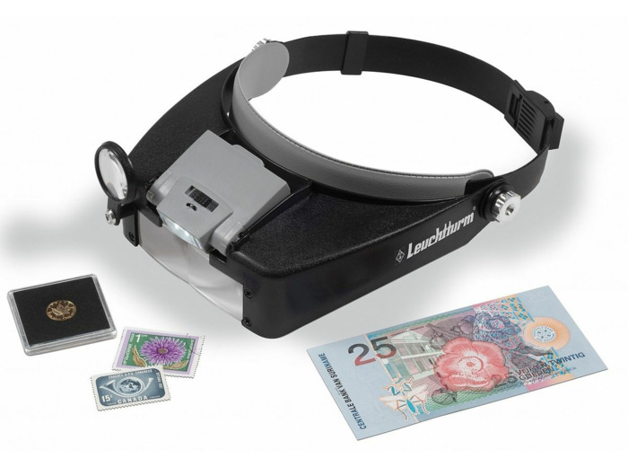LOUPE LED SERRE-TETE FOKUS AVEC GROSSISSEMENT X1,5 JUSQU'A X8 359831