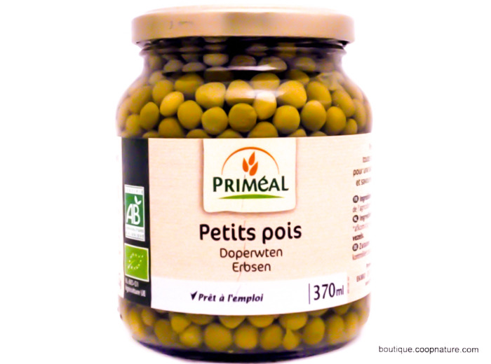 Petits Pois Au Naturel Bio 350g
