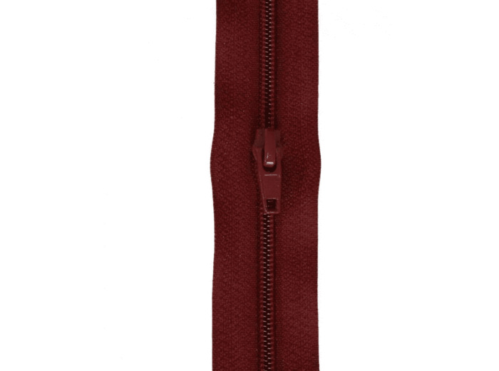 Fermeture à glissière le mètre en 5mm bordeaux 172 2226