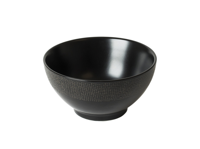 Bol - Vésuvio - Noir - 14 cm