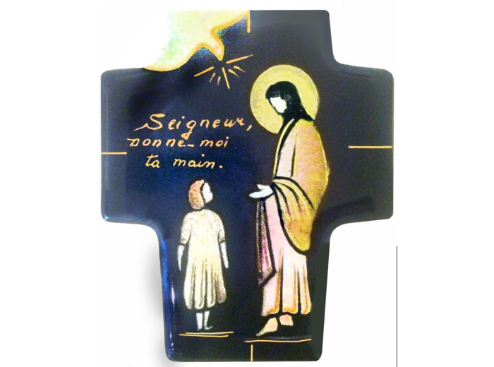 Chemin Fille  9,4X7,5cm - EMAUX DU LIBAN