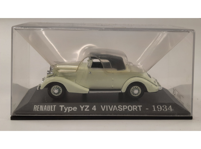 RENAULT Type YZ 4 VIVASPORT 1934 1/43 BOITE D'ORIGINE