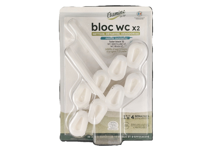 Bloc WC Menthe Eucalyptus 2x50g