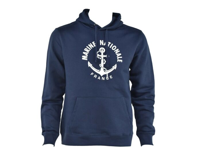 Sweat-shirt à capuche Marine Nationale