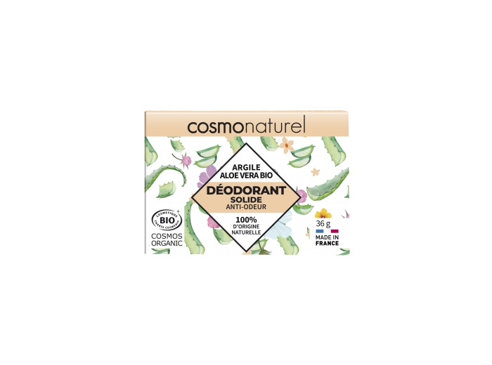 Déodorant solide argile et aloé véra 36g