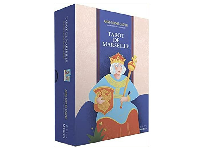 Tarot de Marseille. Coffret avec 78 cartes et un livret