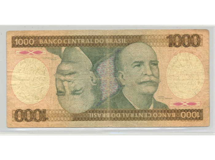 BRESIL 1000 CRUZEIROS 1981-1986  SERIE A TB