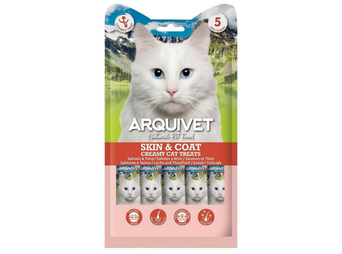 ARQUIVET, Creamy au saumon & thon - 5 x 14g