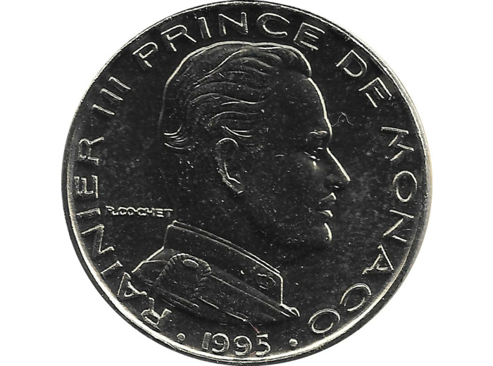 MONACO 1 FRANC 1995 BU