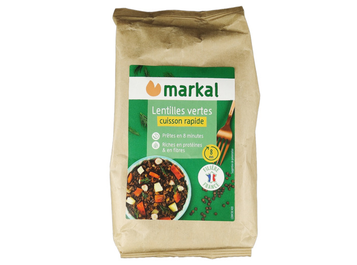 Lentilles Vertes Cuisson Rapide 400g Bio