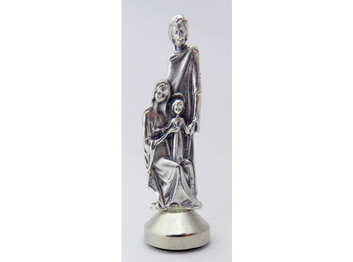 Statue Ste Famille / socle métal 6,5cm