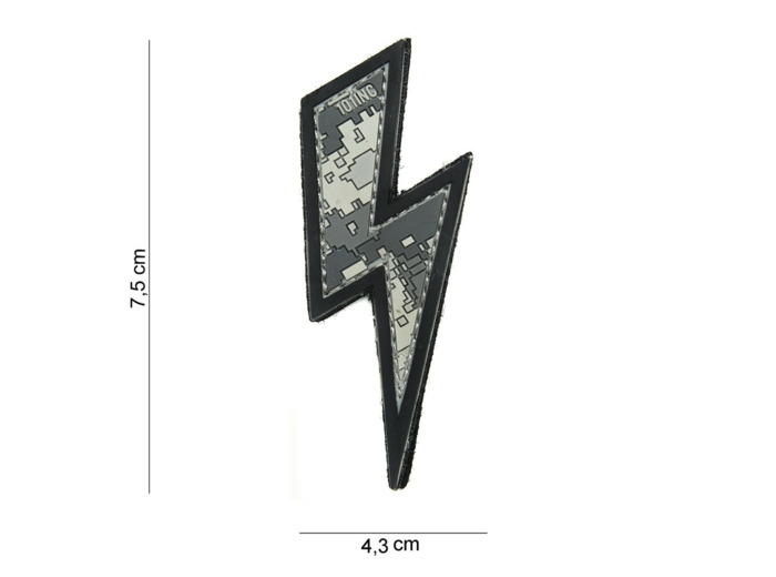 Patch 3D PVC Eclair ACU